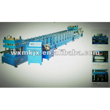 Highway guard rail forming machine